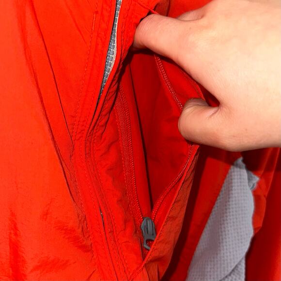 Relwen Ultralight Red Orange Shell Hooded Jacket Size Small - Picture 5 of 16